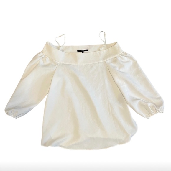 Tibi Off The Shoulder White Top - Picture 2 of 3